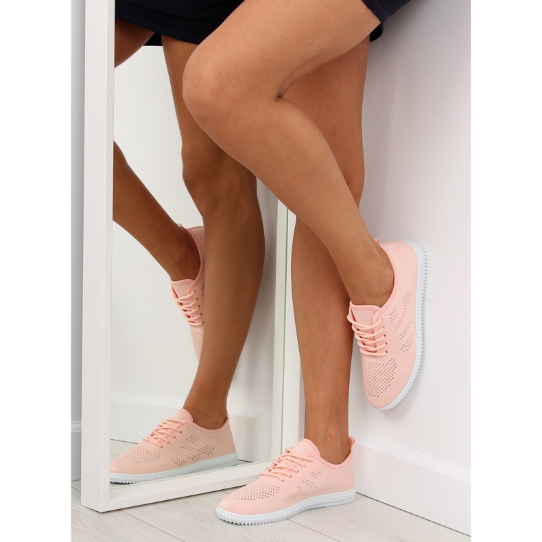 Sneakers cor-de-rosa para mulher LA10P Pink 1