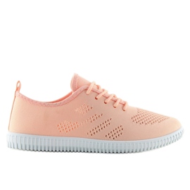 Sneakers cor-de-rosa para mulher LA10P Pink 2