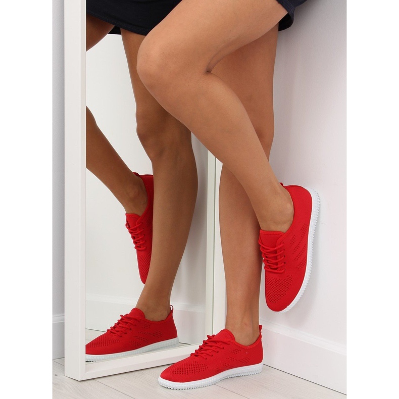 Vermelho Tênis feminino vermelho LA10P Vermelho 1