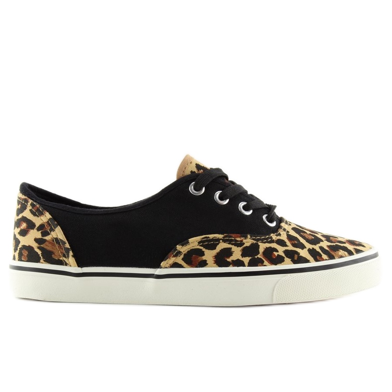 Tênis com cadarço K-75 Marrom / leop castanho preto 1