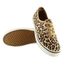 K-75 Tênis Leopard com cadarço castanho 2