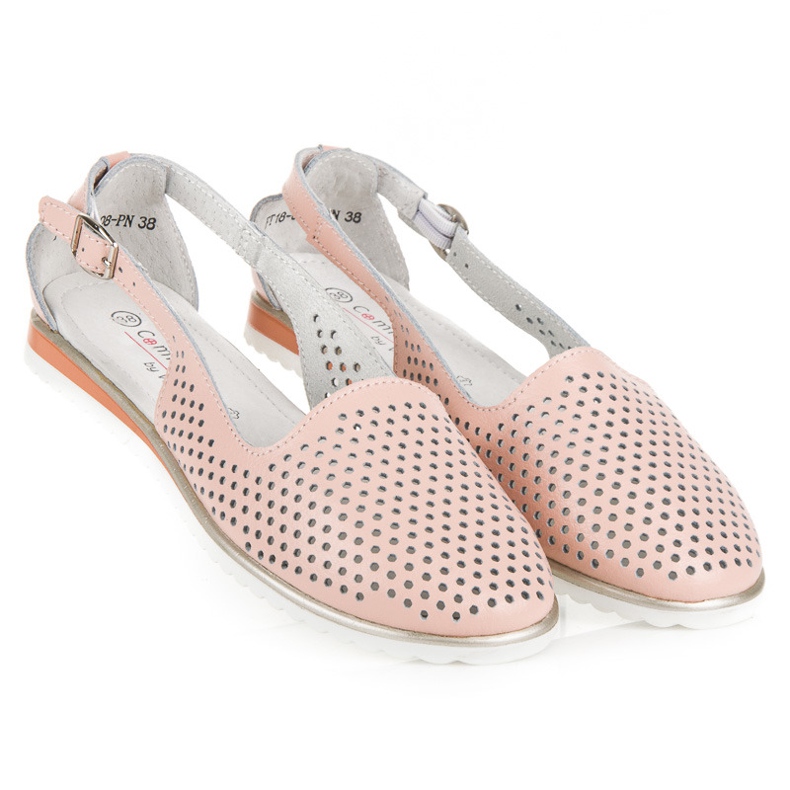 Sandálias vinceza a céu aberto rosa 2