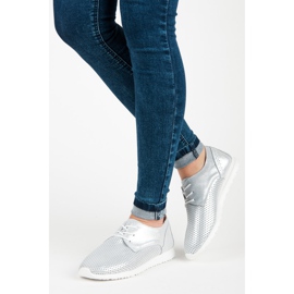 Tênis VINCEZA amarrado cinza 2