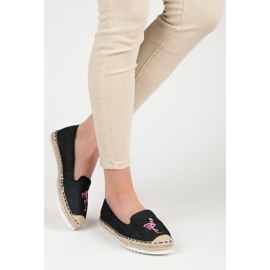 Bestelle Alpargatas com um flamingo preto 2