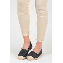 Bestelle Alpargatas com glitter preto 1 Bestelle Alpargatas com glitter preto 1