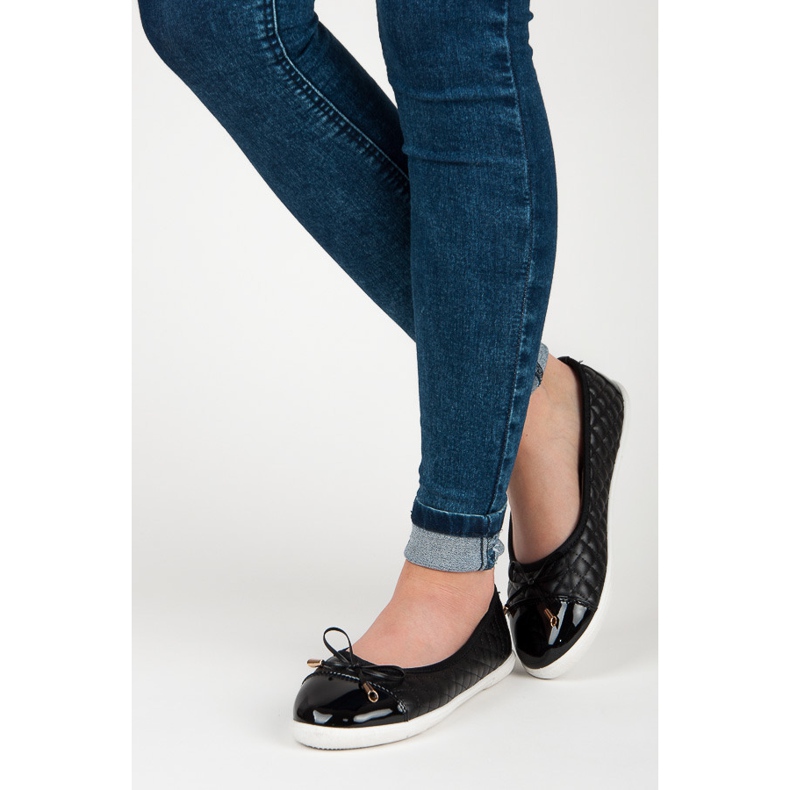 Bailarinas acolchoadas preto 2