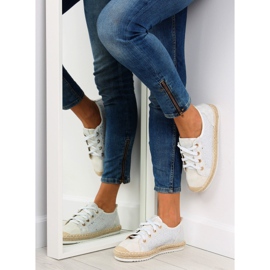 Tênis alpargatas com cadarço branco B-140 Branco 1
