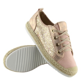 Tênis alpargatas rosa com amarração B-140 Pink 1 Tênis alpargatas rosa com amarração B-140 Pink 1