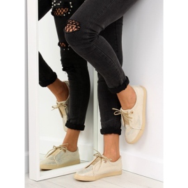 Tênis feminino dourado MB102 Gold 1