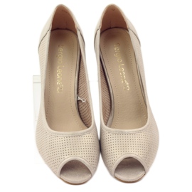 Bombas perfuradas Sergio Leone 232 marrom amarelo 4