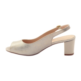 Sandálias no poste de Sergio Leone 810 amarelo castanho 2