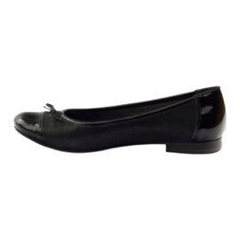Bailarinas com arco Angello preto 1704 2 Bailarinas com arco Angello preto 1704 2