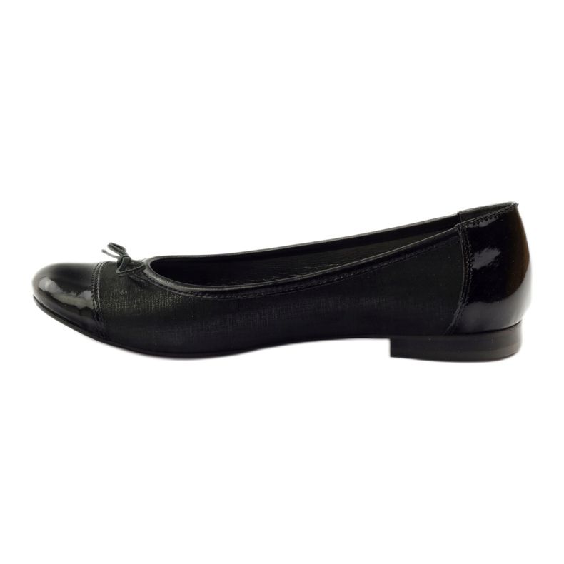 Bailarinas com arco Angello preto 1704 2 Bailarinas com arco Angello preto 1704 2