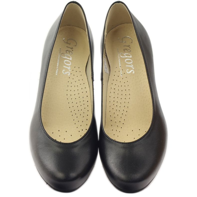 Sapatos escarpins Gregors 702 femininos pretos 4