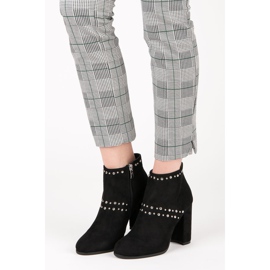 Seastar Botins de camurça no poste M275 preto 1