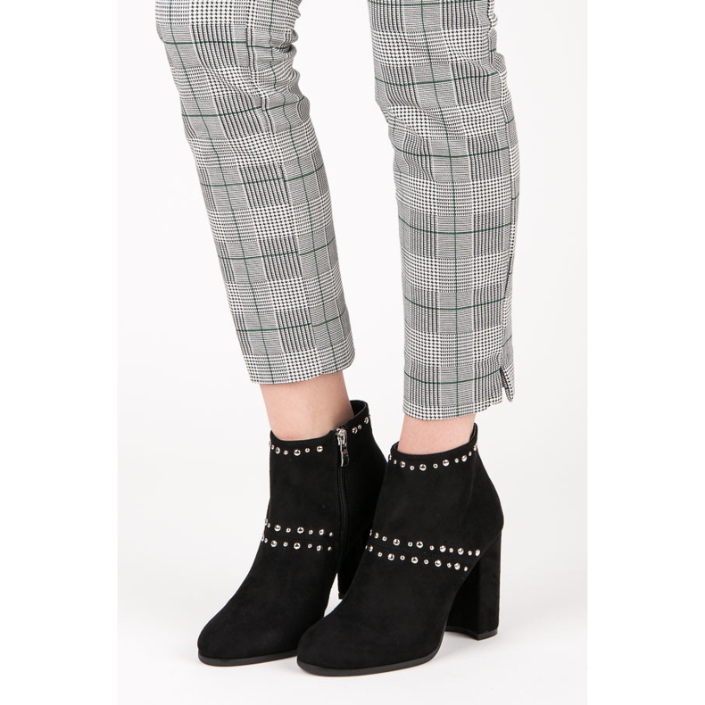 Seastar Botins de camurça no poste M275 preto 1