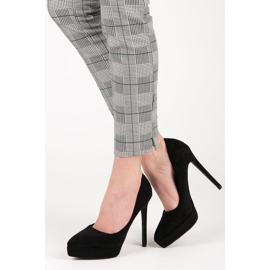 Bestelle Salto de camurça na plataforma preto 2