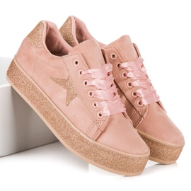 Tênis com brilho Mckeylor rosa 2 Tênis com brilho Mckeylor rosa 2