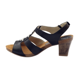 Sandálias de mulher com Velcro Caprice preto 2