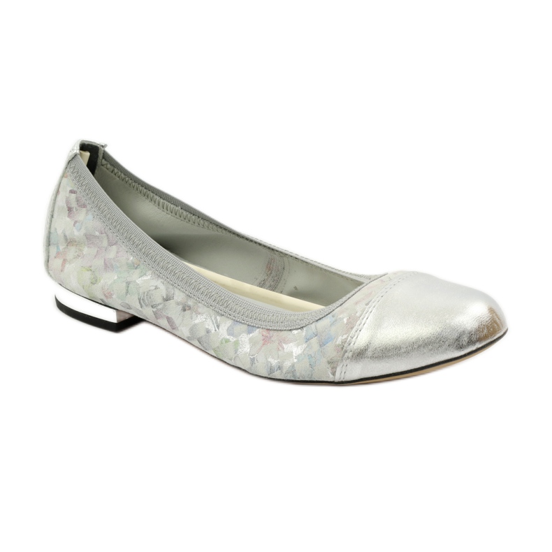 Bailarinas femininas elásticas Gamis 1402 cinza multicolorido 2