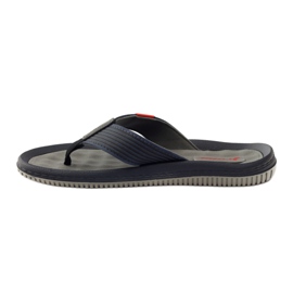 Chinelos masculinos em gel Rider 81081 azul marinho 2