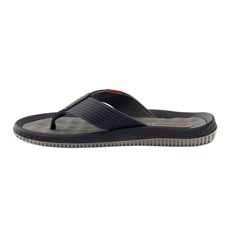 Chinelos masculinos em gel Rider 81081 azul marinho 2