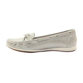 Big Star Mocassins femininos Big-Star 274326 prata cinza 2