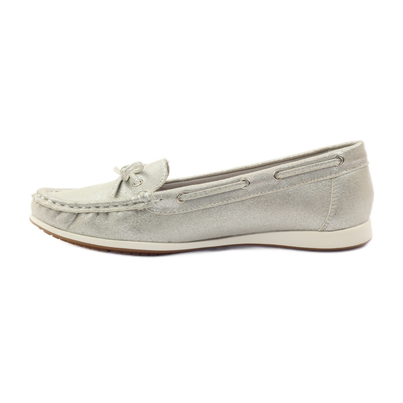 Big Star Mocassins femininos Big-Star 274326 prata cinza 2