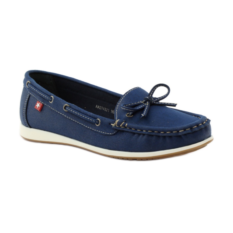 Big Star Mocassins de mulher Big-Star 274321 azul marinho 1