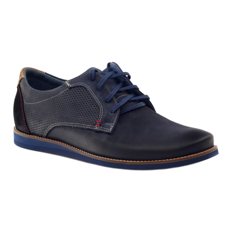 Sapato masculino casual Nikopol 1657 azul marinho 1