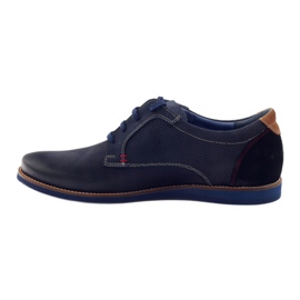 Sapato masculino casual Nikopol 1657 azul marinho azul-marinho 2