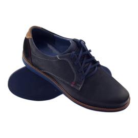 Sapato masculino casual Nikopol 1657 azul marinho 3