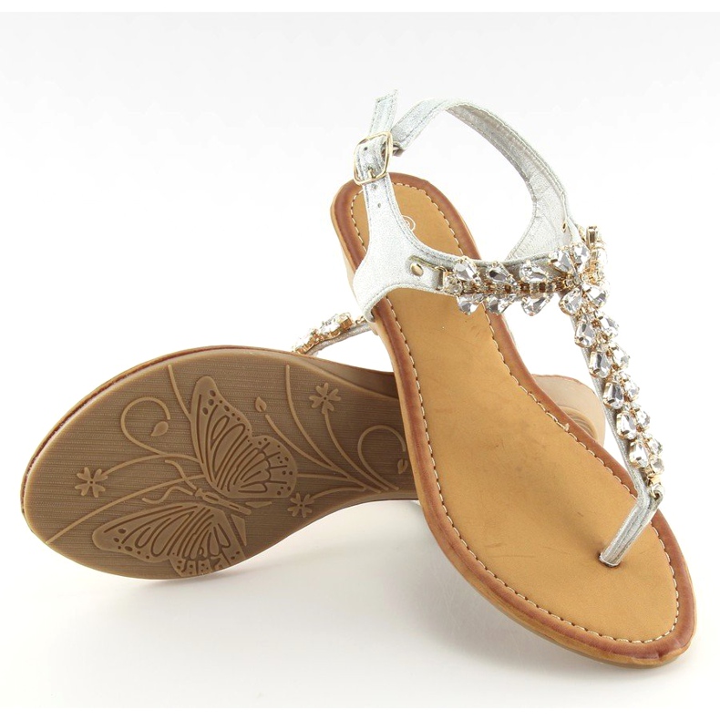 Chinelos prata 9-59 prata cinza 1