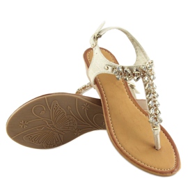 Chinelos dourados 9-59 dourados 1