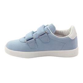 American Club Sapatos esportivos, palmilha de couro azul para velcro 2