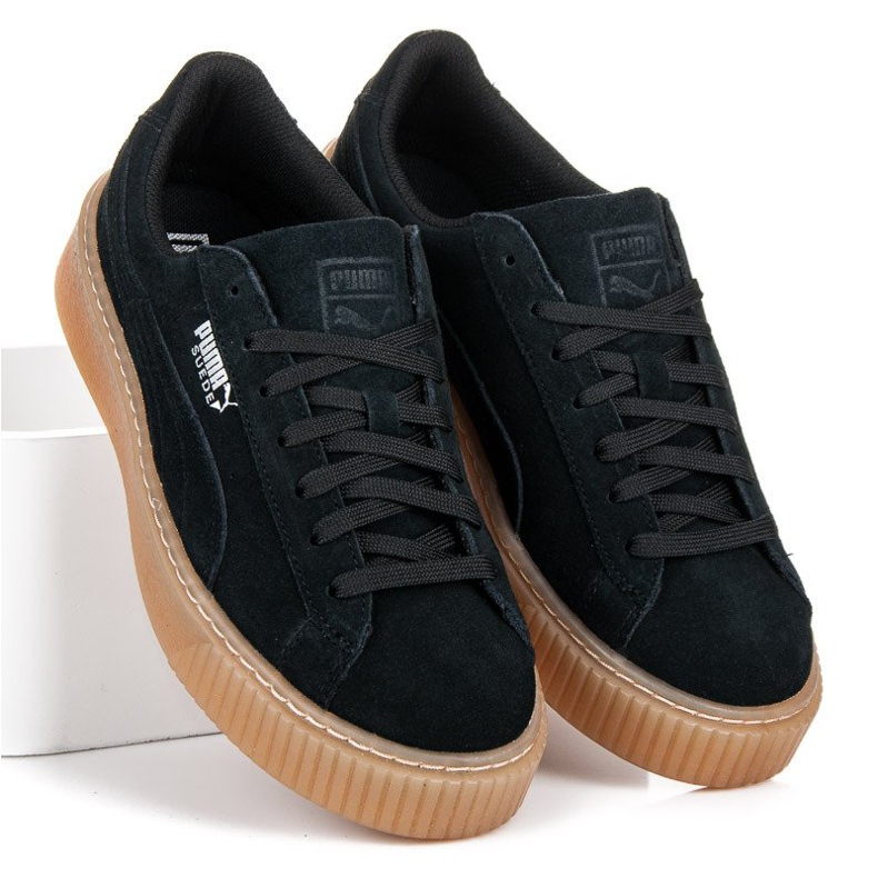 Puma Suede Platform Jewel Jr. preto 1