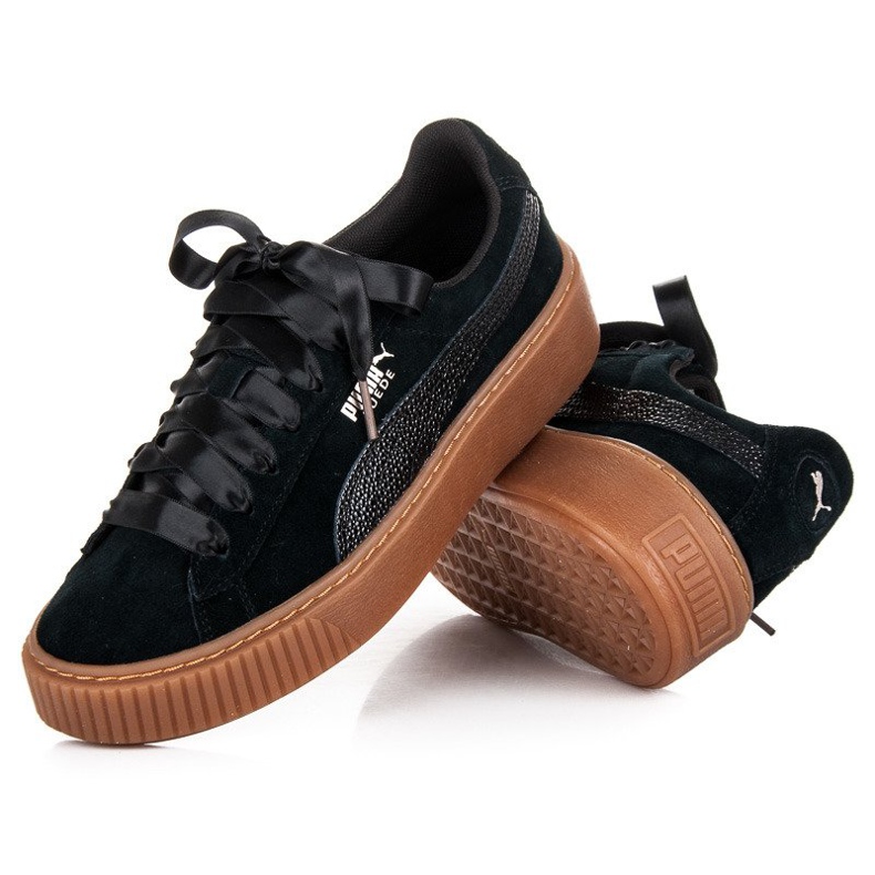 Puma Suede Platform Bubble WN`S preto 2 Puma Suede Platform Bubble WN`S preto 2