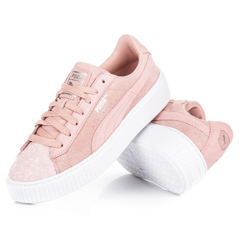 Puma Suede Platform Pebble WN`S rosa 2 Puma Suede Platform Pebble WN`S rosa 2