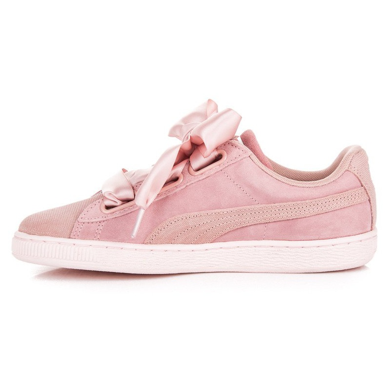 Puma Suede Heart Pebble WN`S rosa 1 Puma Suede Heart Pebble WN`S rosa 1