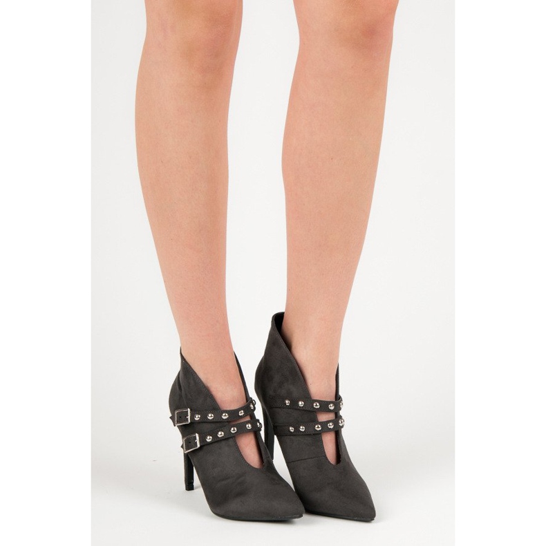 Cm Paris Botas pontiagudas de mola cinza 2