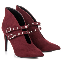 Cm Paris Claret botas de primavera vermelho 2