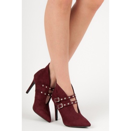 Cm Paris Claret botas de primavera vermelho 1