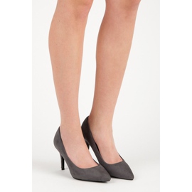 Milaya saltos de camurça cinza 2