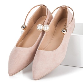 Bailarinas com Ornamento castanho 1