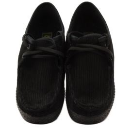 Ren But Chinelos de veludo cotelê Ren Mas preto 4