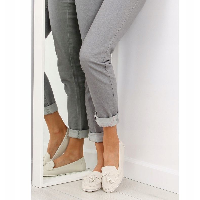 Mocassins bege feminino 3147 bege 2