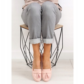 Mocassins rosa de mulher rosa 3147 Rosa 2