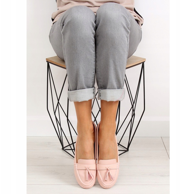 Mocassins rosa de mulher rosa 3147 Rosa 2