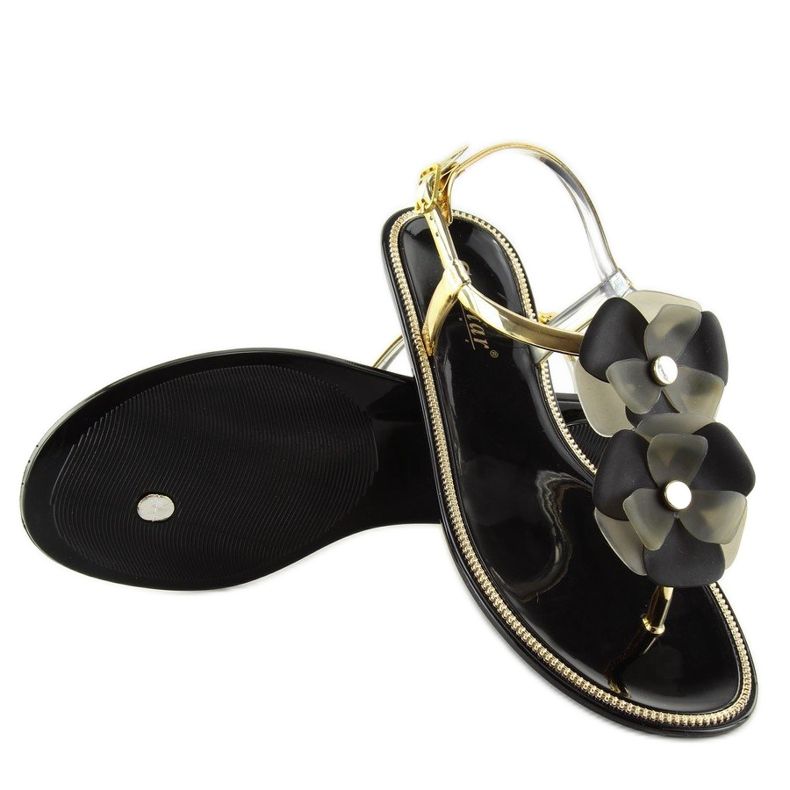 Sandálias Meliski Preto KG19P Preto 2