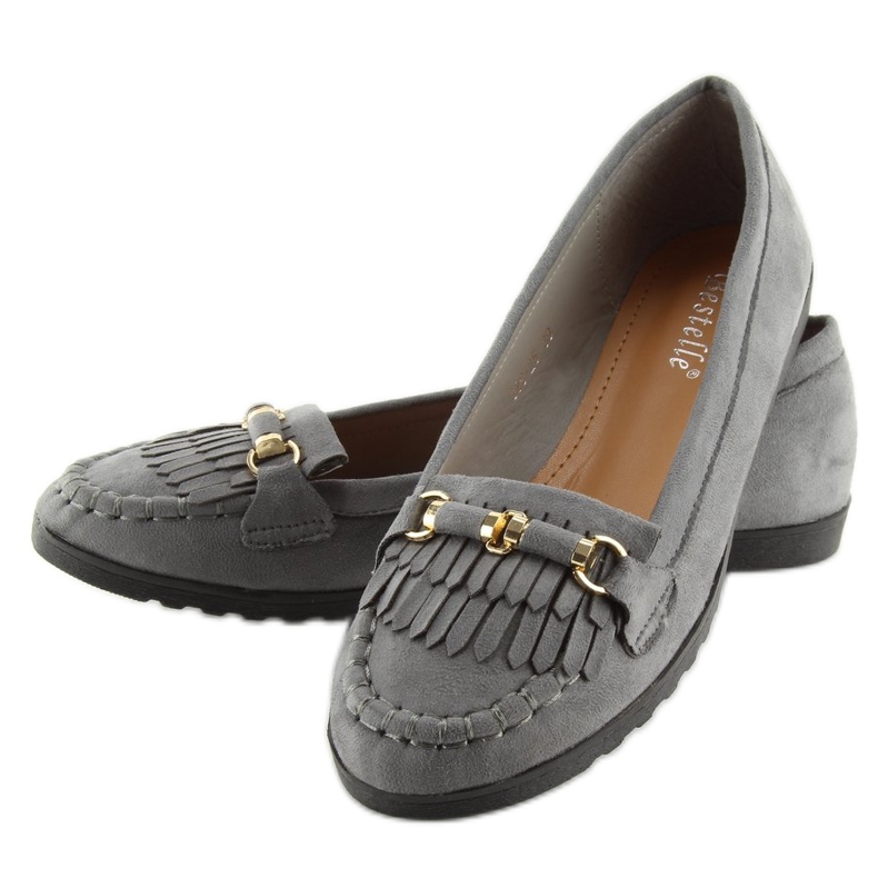 Mocassim feminino cinza 680-25 BAL-1 cinza 1